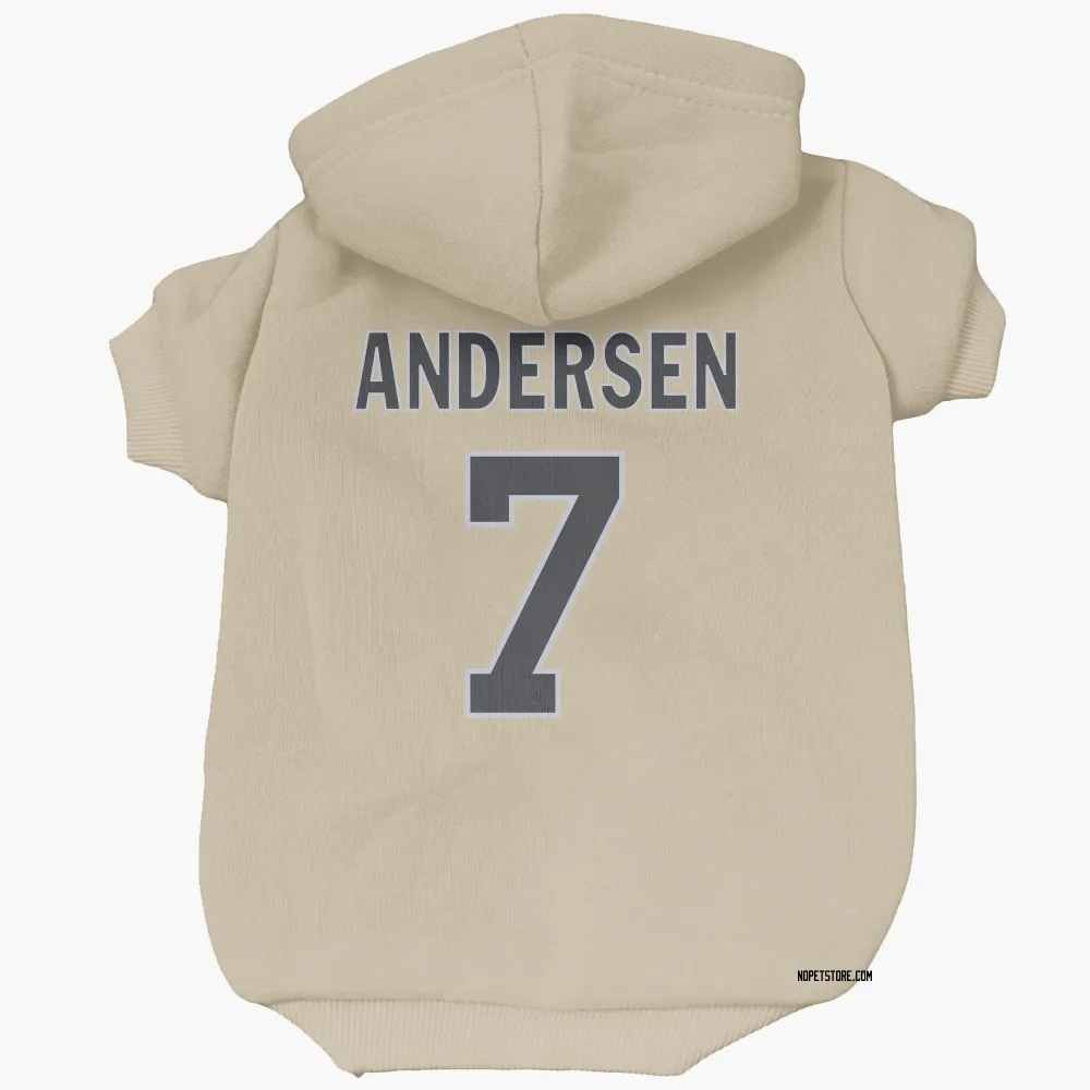 New Orleans Saints Morten Andersen Gold Pet Hoodie for Dog & Cat
