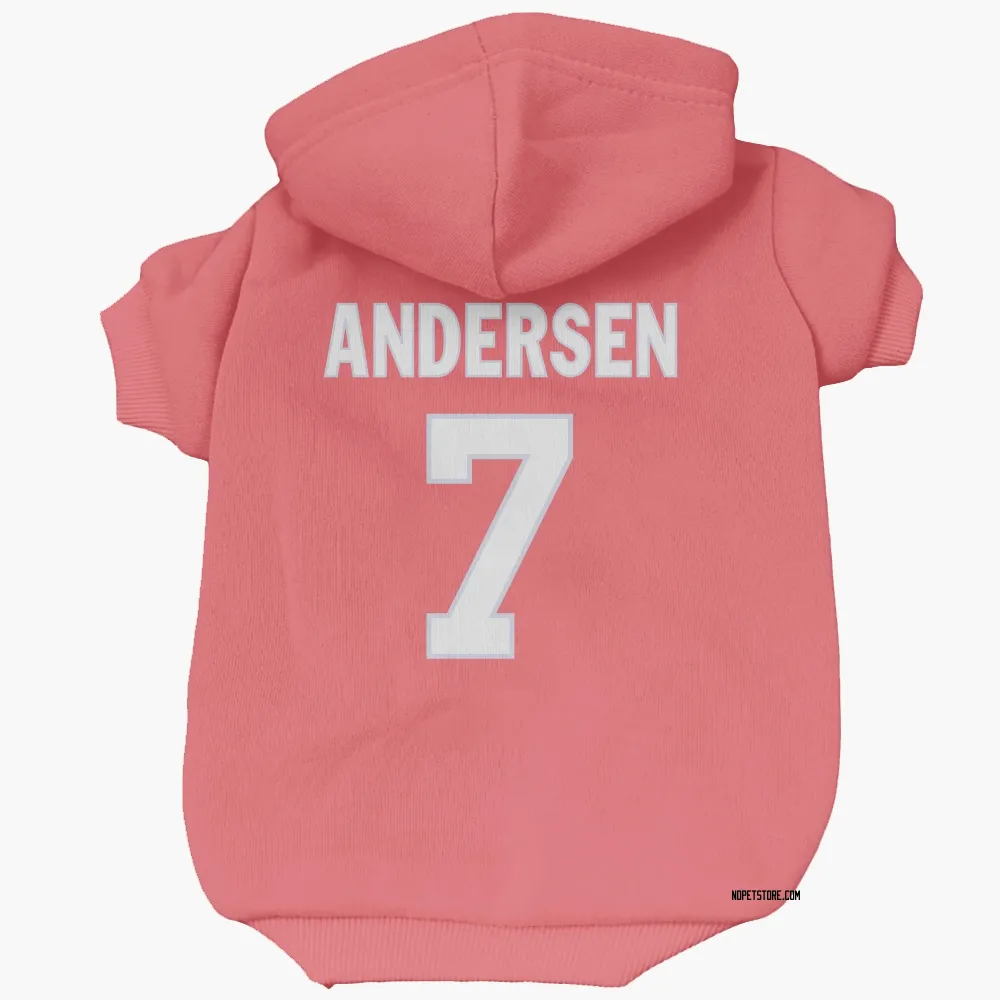 New Orleans Saints Morten Andersen Pink Pet Hoodie for Dog & Cat