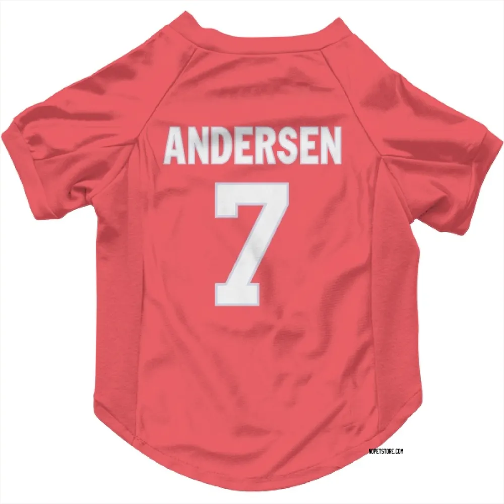 New Orleans Saints Morten Andersen Pink Pet Jersey for Dog & Cat