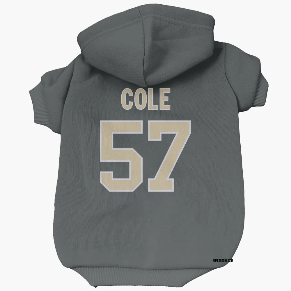 New Orleans Saints Myles Cole Black Pet Hoodie for Dog & Cat