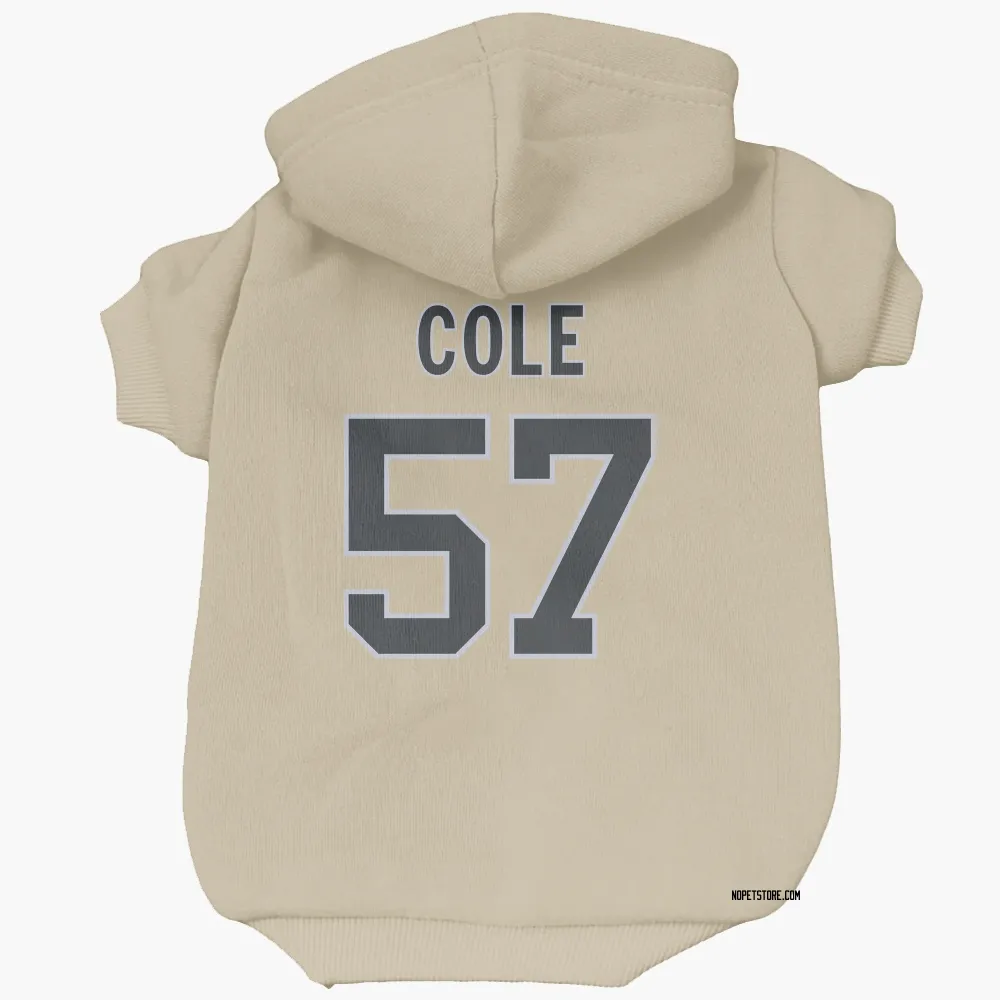 New Orleans Saints Myles Cole Gold Pet Hoodie for Dog & Cat