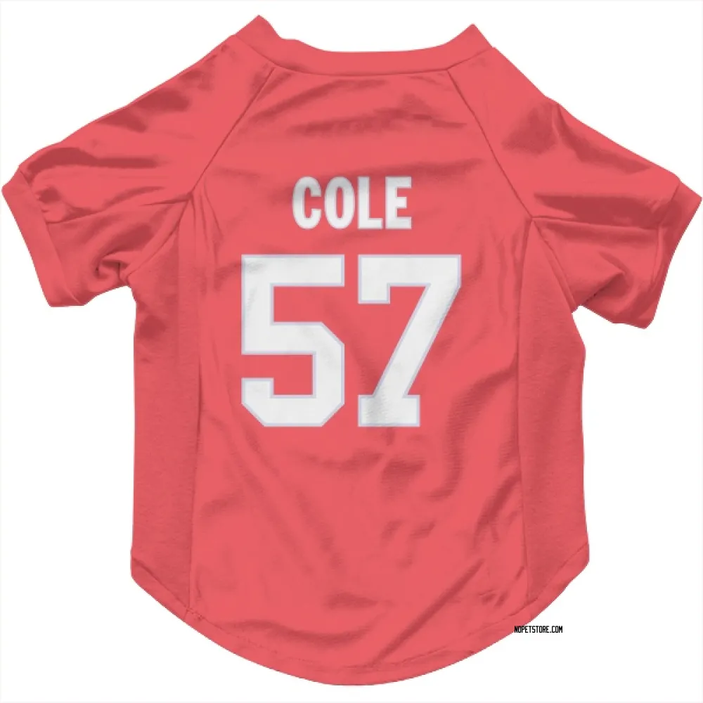 New Orleans Saints Myles Cole Pink Pet Jersey for Dog & Cat