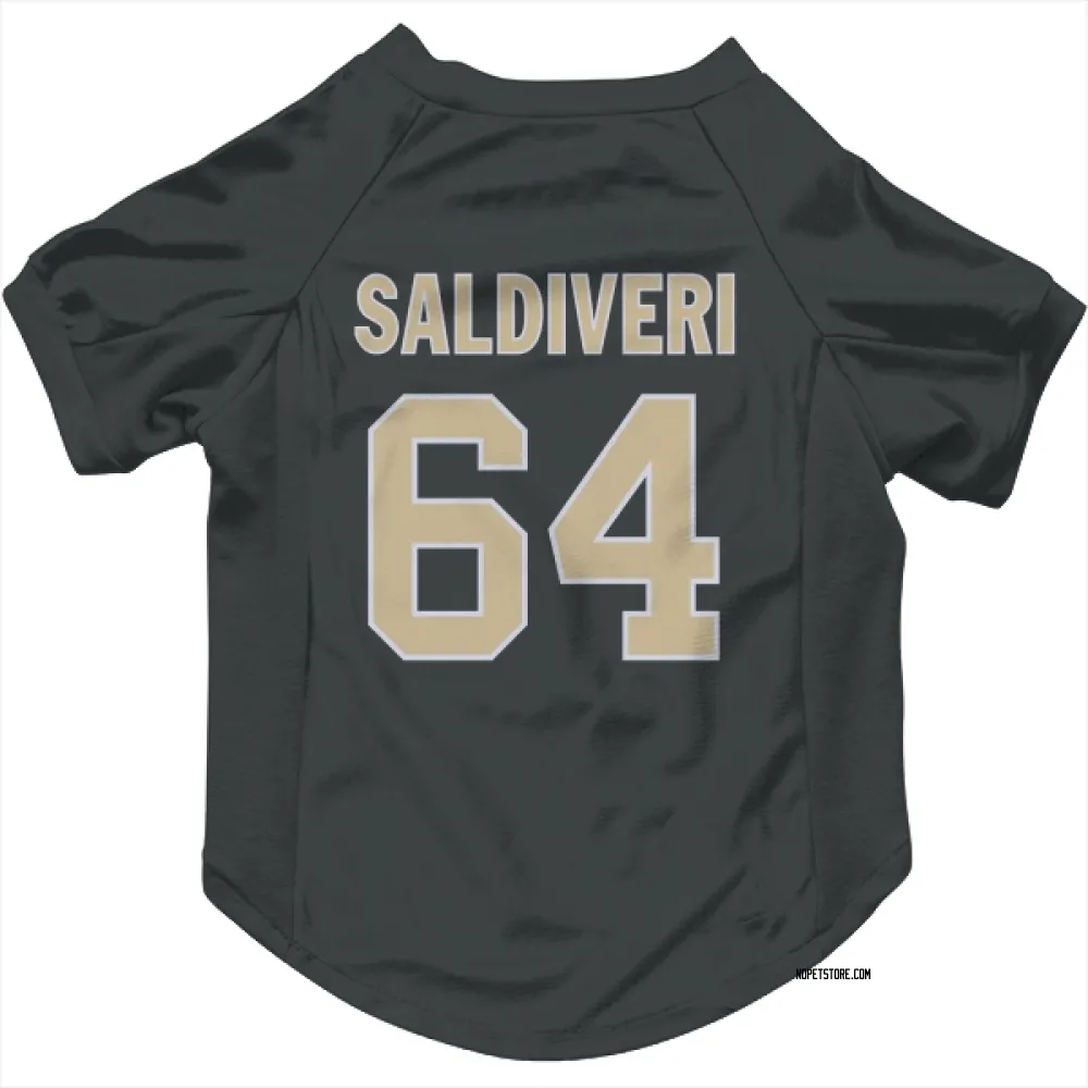 New Orleans Saints Nick Saldiveri Black Pet Jersey for Dog & Cat
