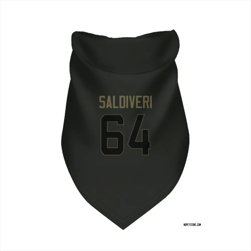 New Orleans Saints Nick Saldiveri Black Service Pet Bandana for Dog & Cat