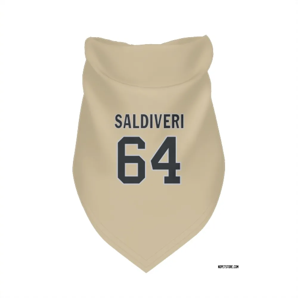 New Orleans Saints Nick Saldiveri Gold Pet Bandana for Dog & Cat