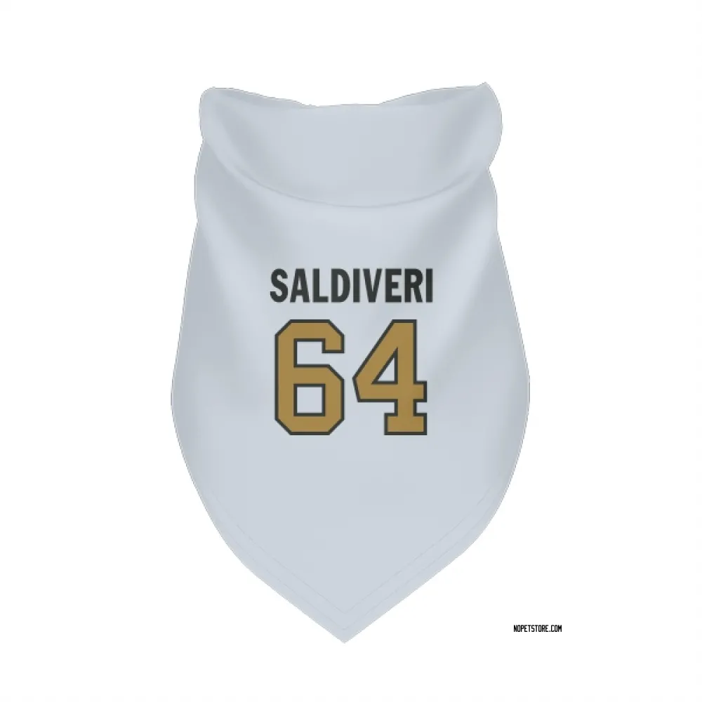 New Orleans Saints Nick Saldiveri White Gold Pet Bandana for Dog & Cat