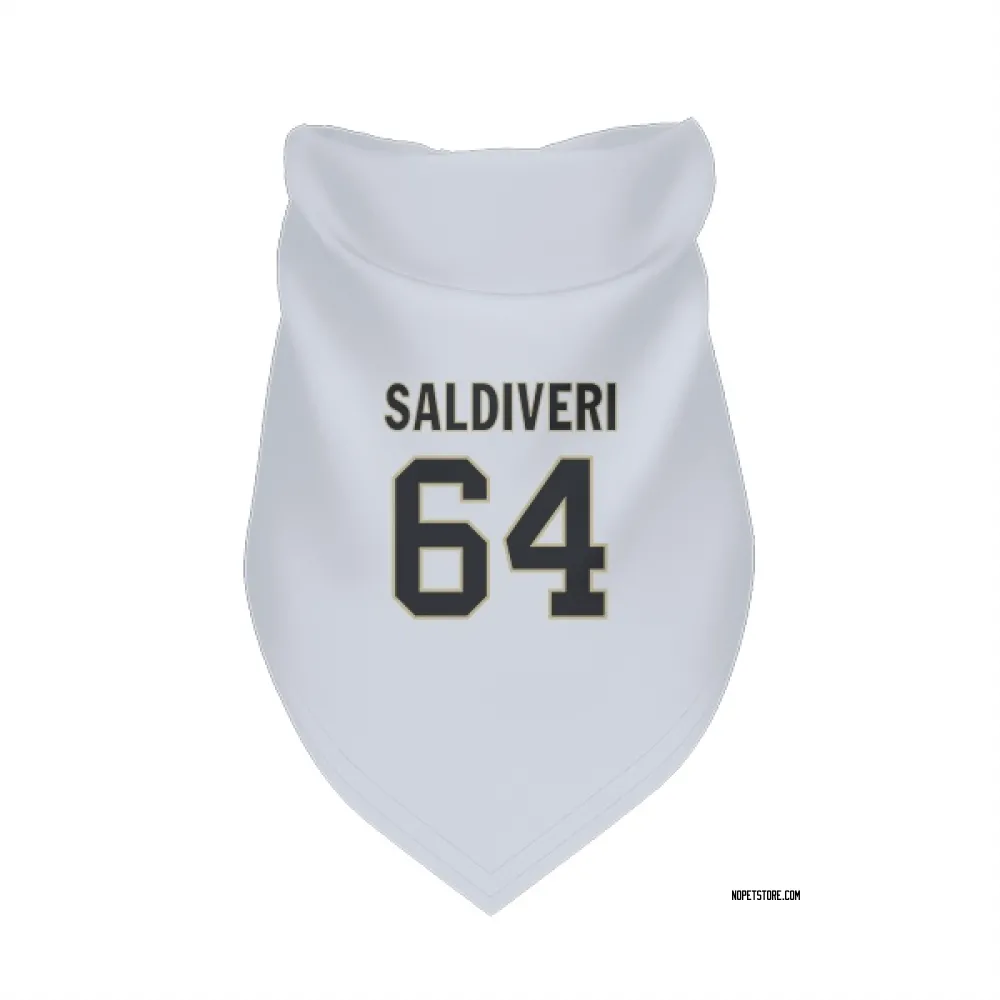 New Orleans Saints Nick Saldiveri White Pet Bandana for Dog & Cat