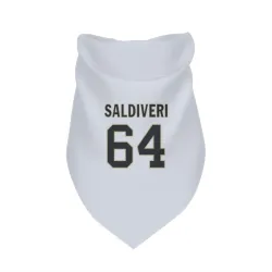 New Orleans Saints Nick Saldiveri White Pet Bandana for Dog & Cat