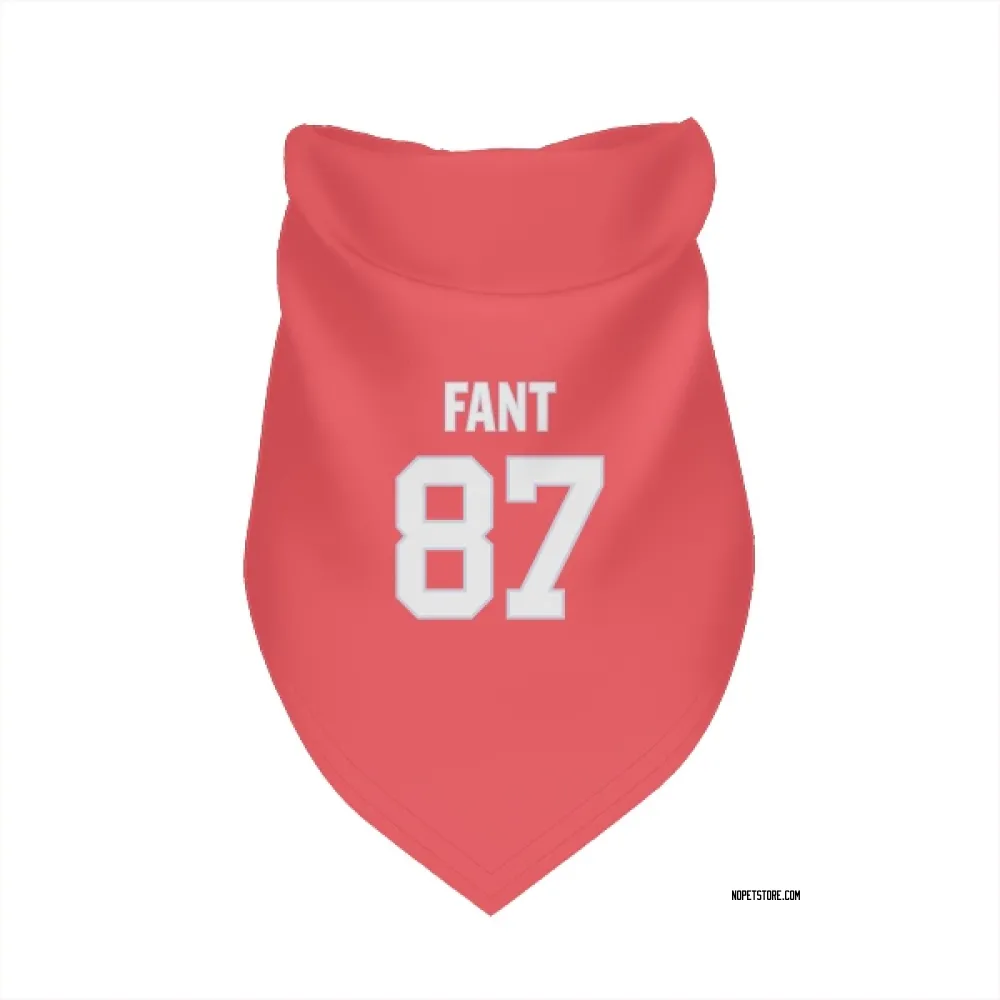 New Orleans Saints Noah Fant Pink Pet Bandana for Dog & Cat