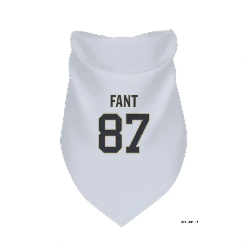 New Orleans Saints Noah Fant White Pet Bandana for Dog & Cat