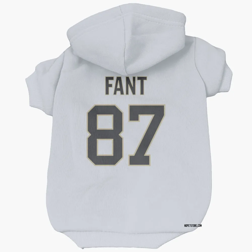 New Orleans Saints Noah Fant White Pet Hoodie for Dog & Cat