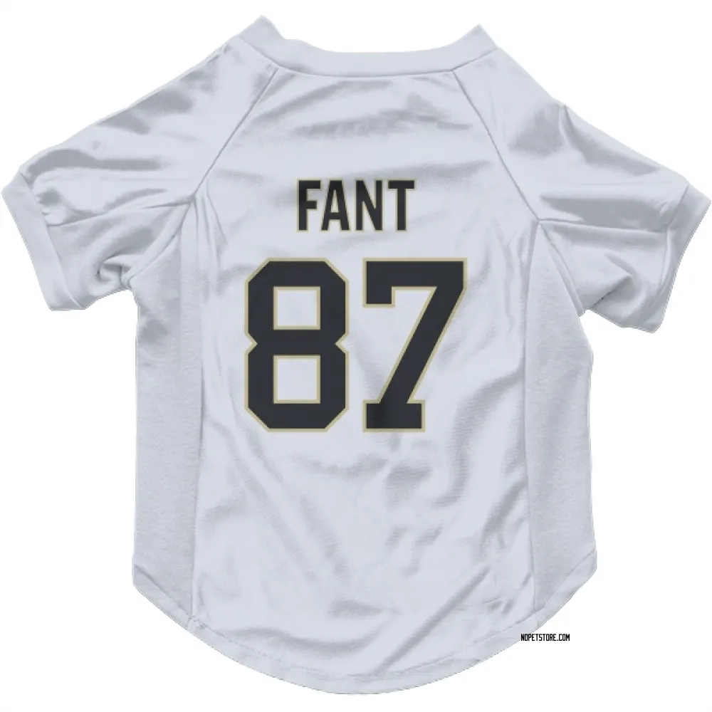 New Orleans Saints Noah Fant White Pet Jersey for Dog & Cat
