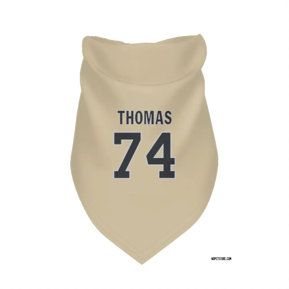New Orleans Saints Omari Thomas Gold Pet Bandana for Dog & Cat