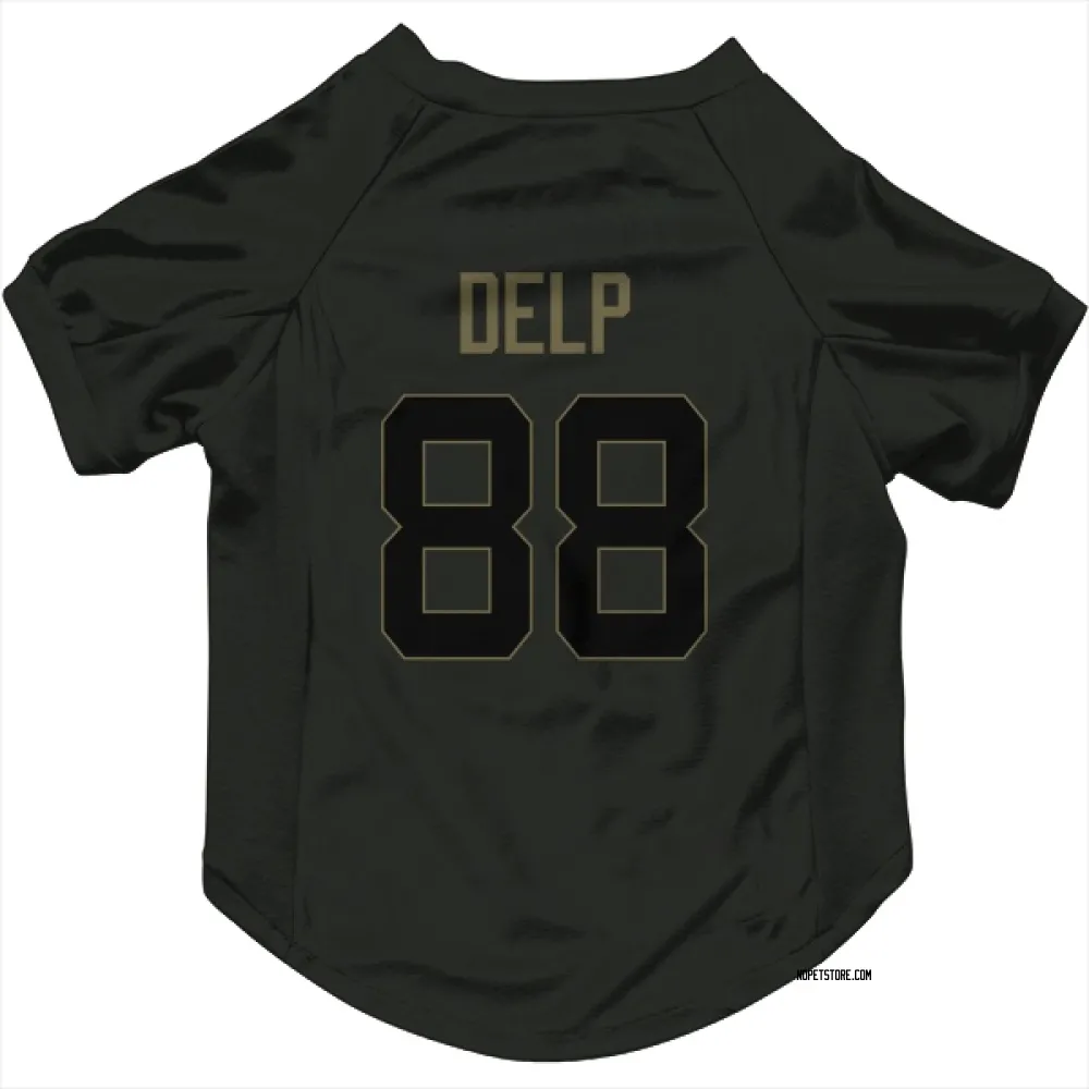 New Orleans Saints Oscar Delp Black Service Pet Jersey for Dog & Cat