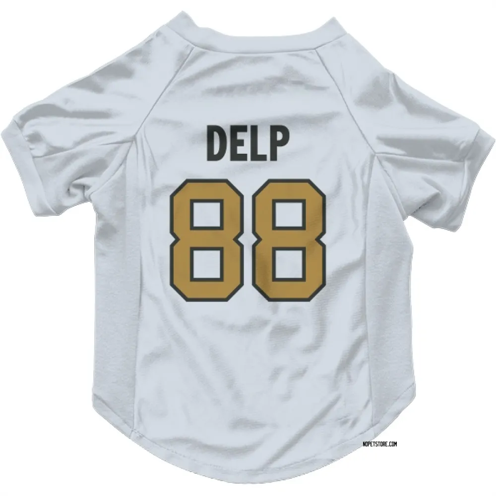 New Orleans Saints Oscar Delp White Gold Pet Jersey for Dog & Cat