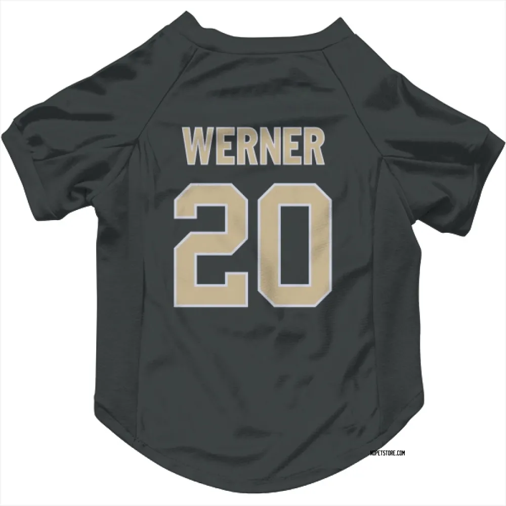 New Orleans Saints Pete Werner Black Pet Jersey for Dog & Cat