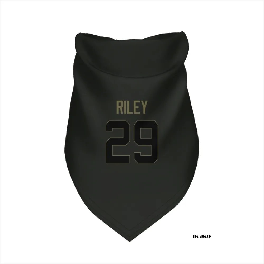 New Orleans Saints Quincy Riley Black Service Pet Bandana for Dog & Cat
