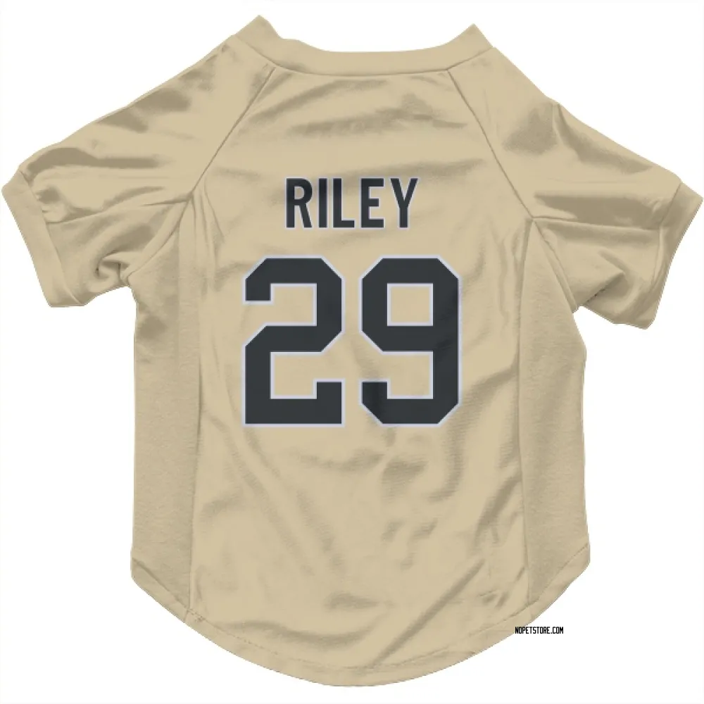 New Orleans Saints Quincy Riley Gold Pet Jersey for Dog & Cat