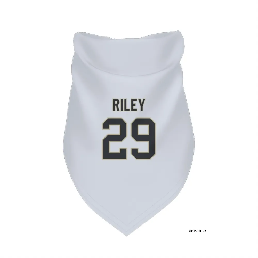 New Orleans Saints Quincy Riley White Pet Bandana for Dog & Cat
