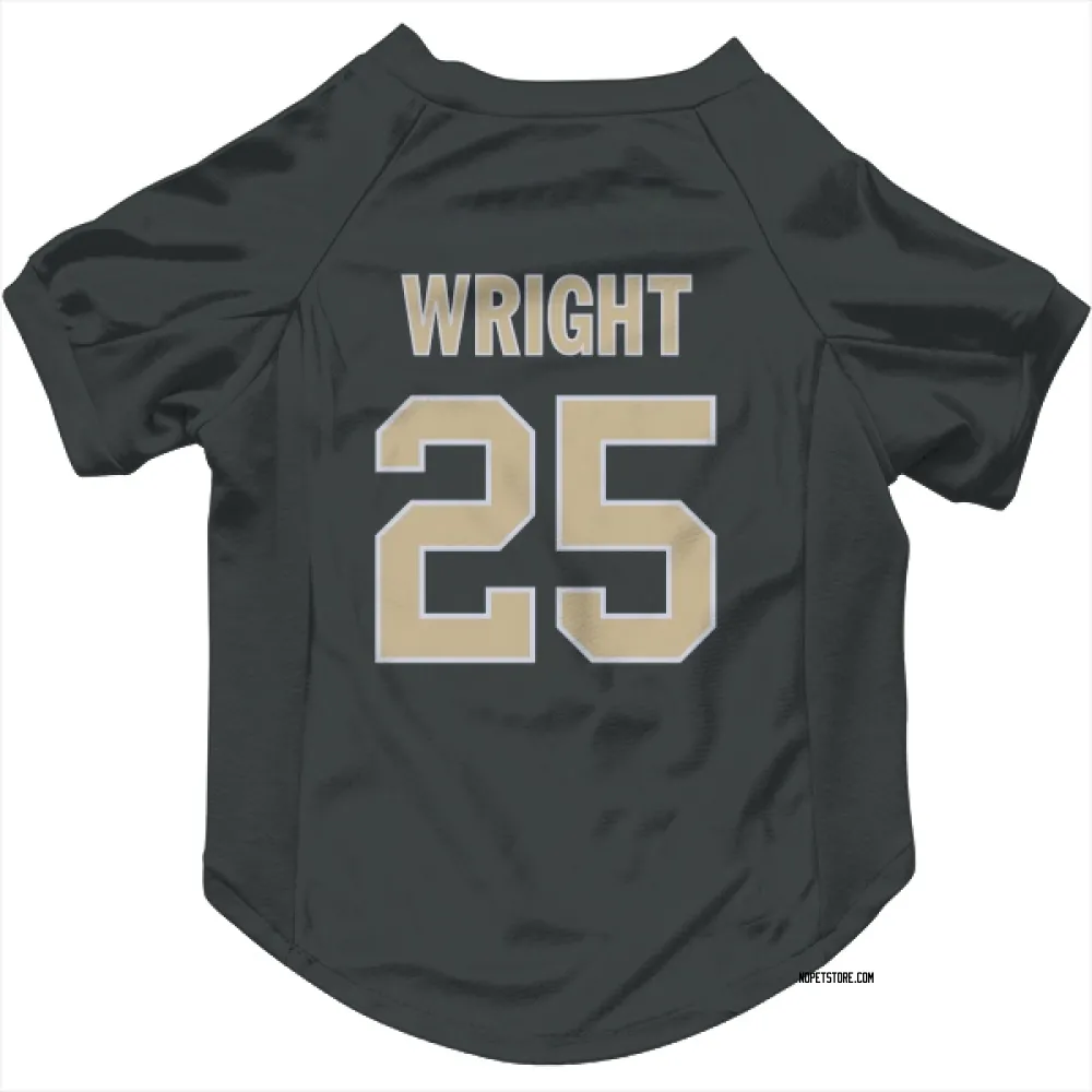 New Orleans Saints Rejzohn Wright Black Pet Jersey for Dog & Cat