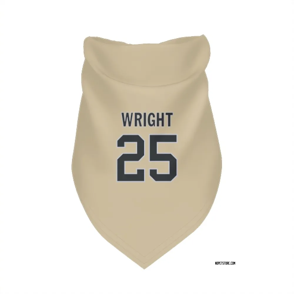 New Orleans Saints Rejzohn Wright Gold Pet Bandana for Dog & Cat