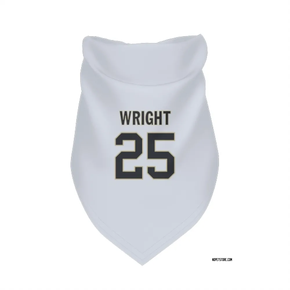 New Orleans Saints Rejzohn Wright White Pet Bandana for Dog & Cat