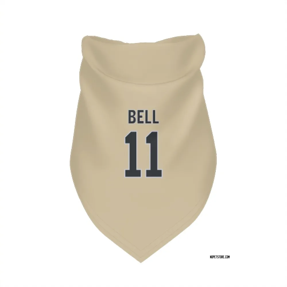 New Orleans Saints Ronnie Bell Gold Pet Bandana for Dog & Cat