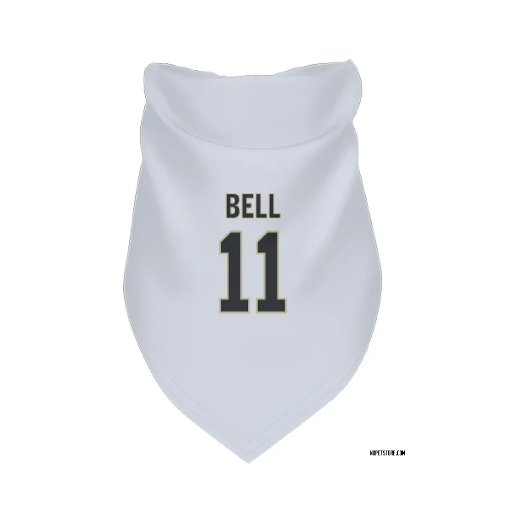 New Orleans Saints Ronnie Bell White Pet Bandana for Dog & Cat