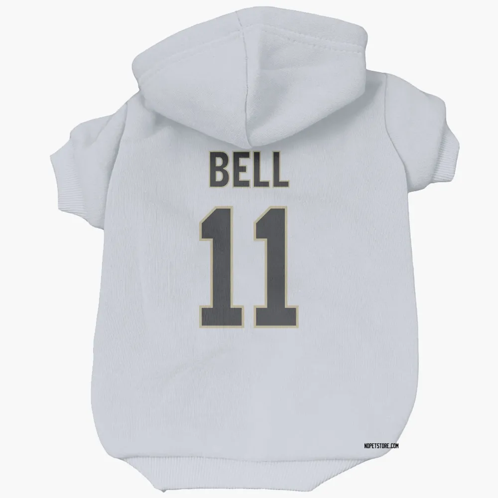 New Orleans Saints Ronnie Bell White Pet Hoodie for Dog & Cat