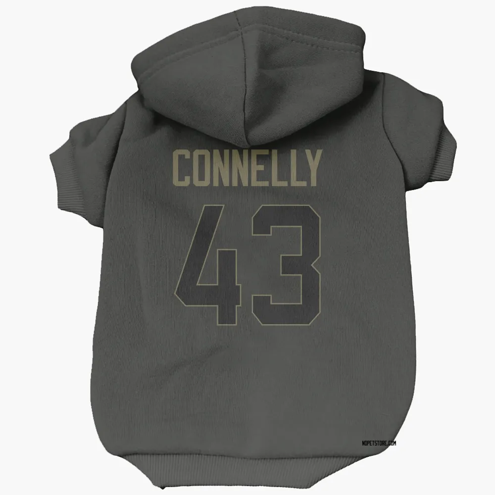 New Orleans Saints Ryan Connelly Black Service Pet Hoodie for Dog & Cat