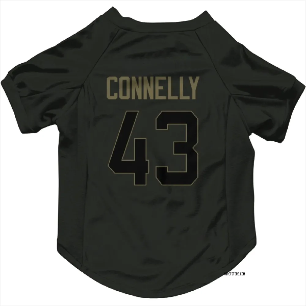 New Orleans Saints Ryan Connelly Black Service Pet Jersey for Dog & Cat