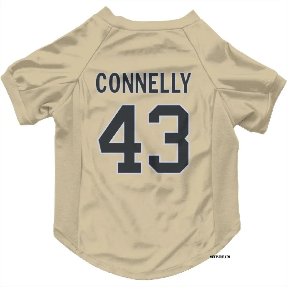 New Orleans Saints Ryan Connelly Gold Pet Jersey for Dog & Cat