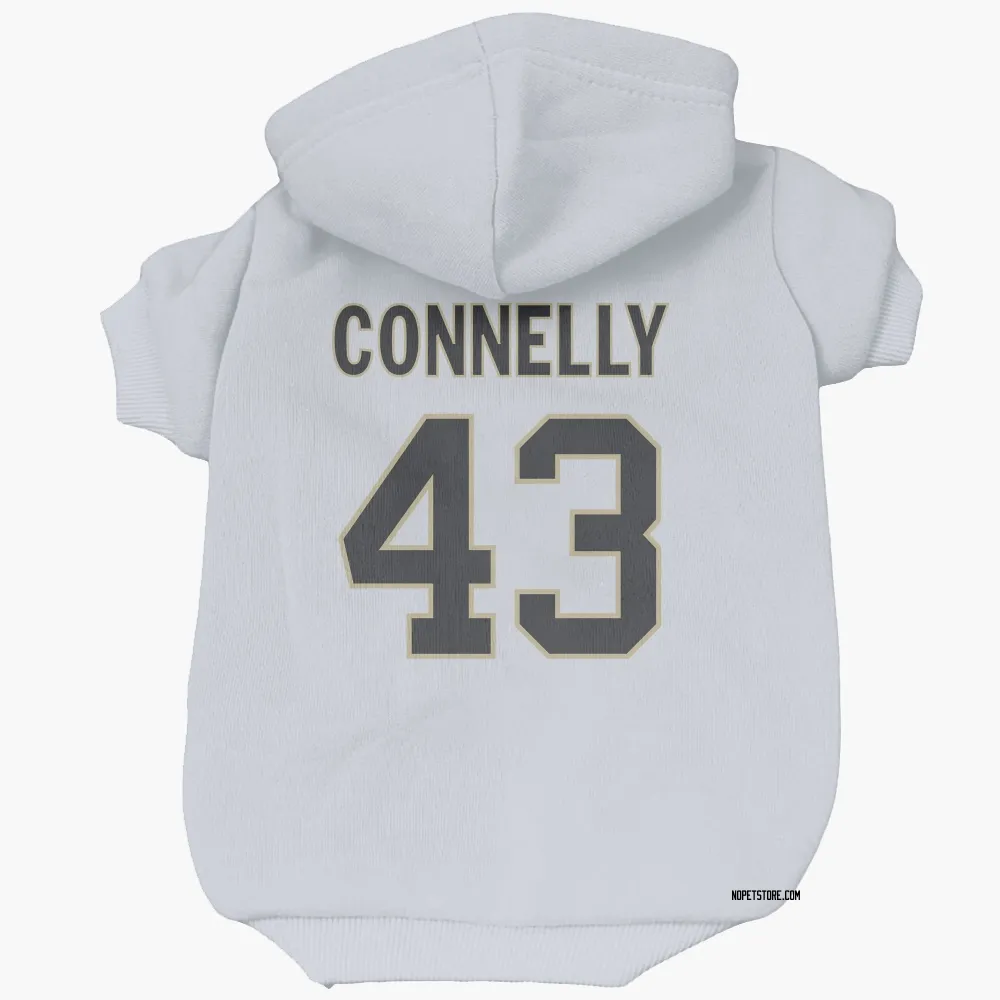 New Orleans Saints Ryan Connelly White Pet Hoodie for Dog & Cat