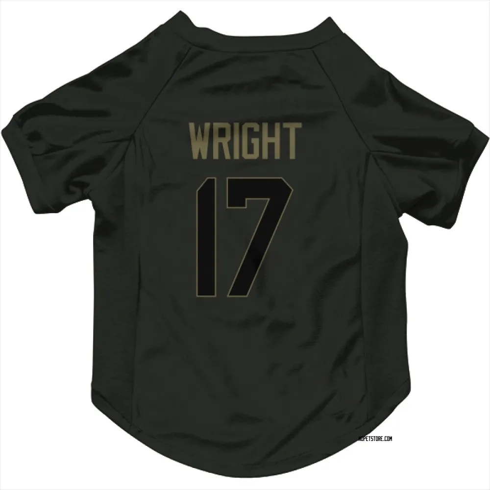 New Orleans Saints Ryan Wright Black Service Pet Jersey for Dog & Cat