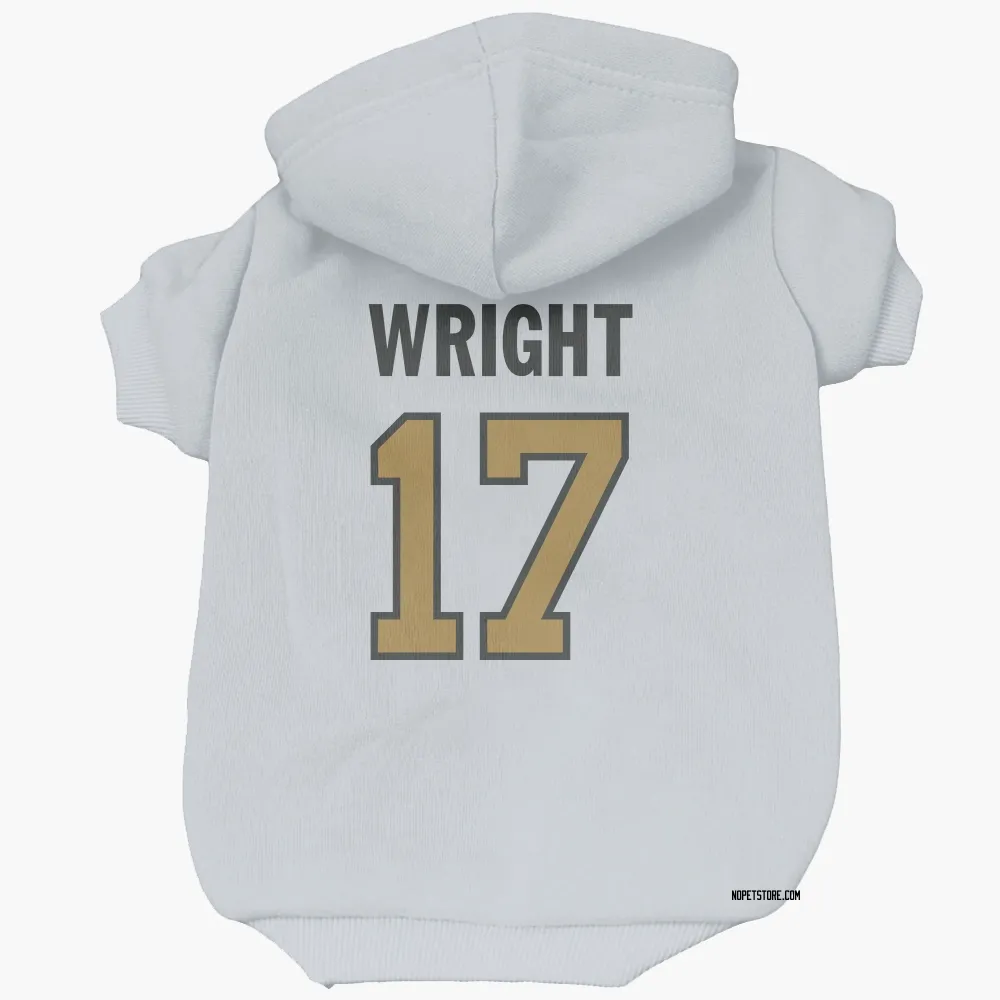 New Orleans Saints Ryan Wright White Gold Pet Hoodie for Dog & Cat
