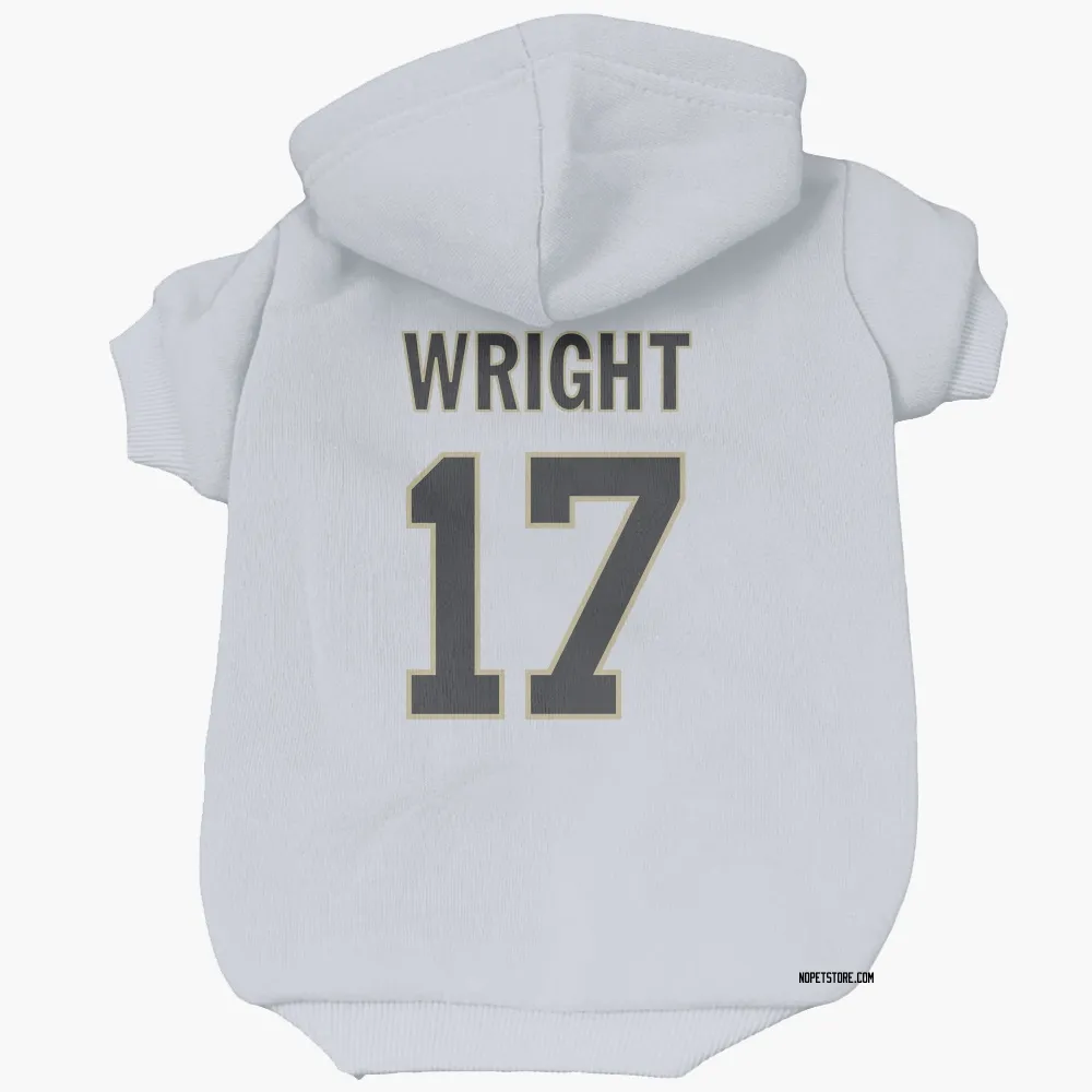 New Orleans Saints Ryan Wright White Pet Hoodie for Dog & Cat