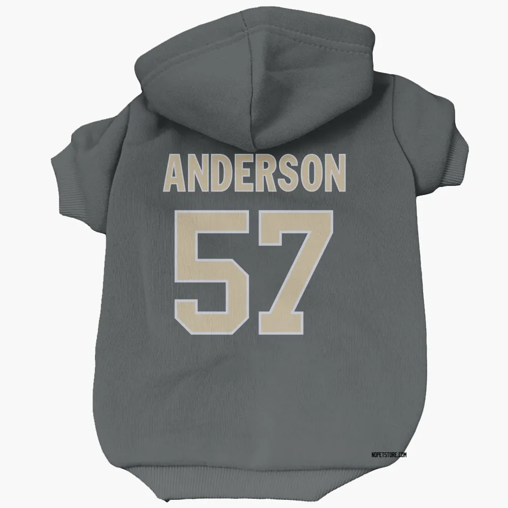 New Orleans Saints Ryder Anderson Black Pet Hoodie for Dog & Cat