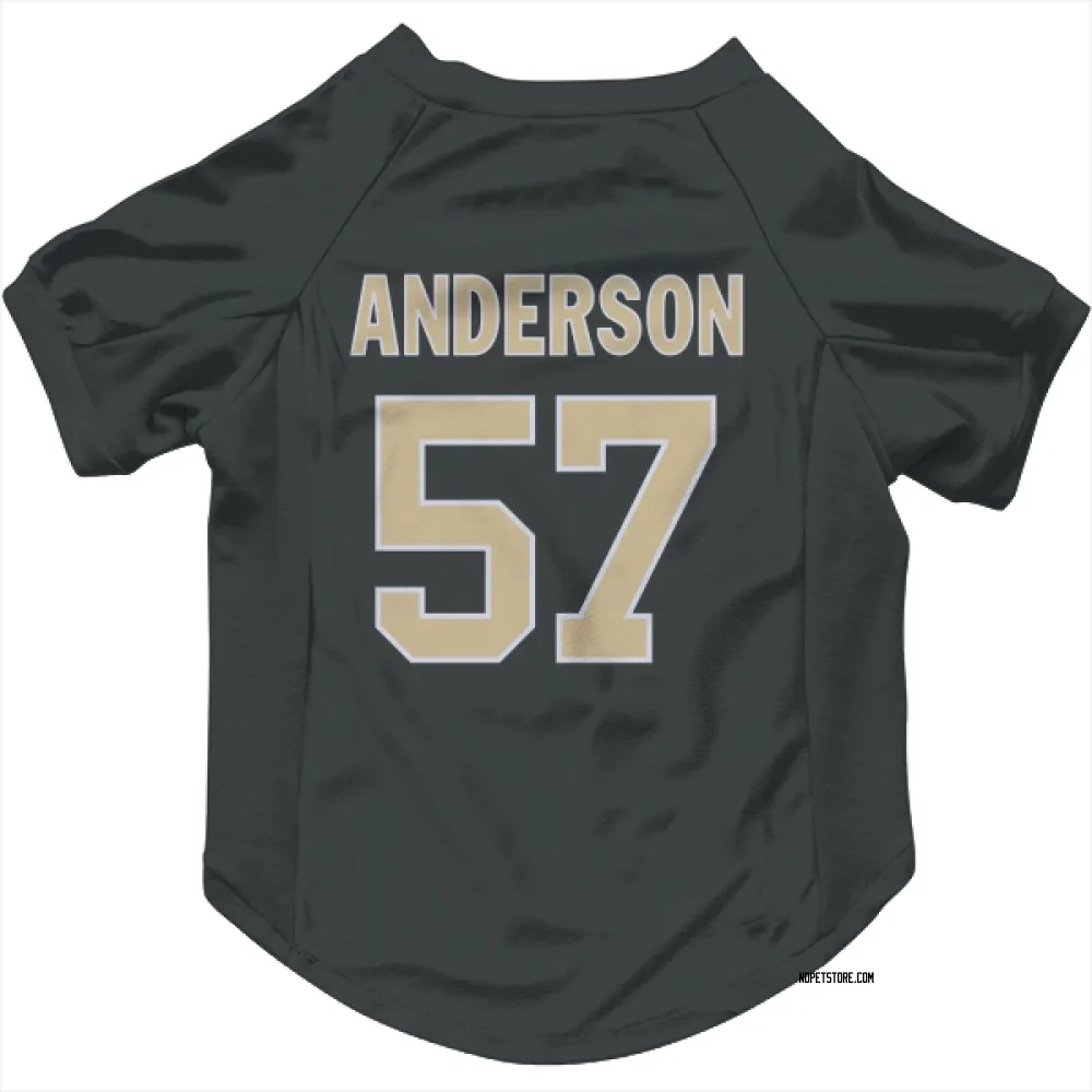 New Orleans Saints Ryder Anderson Black Pet Jersey for Dog & Cat
