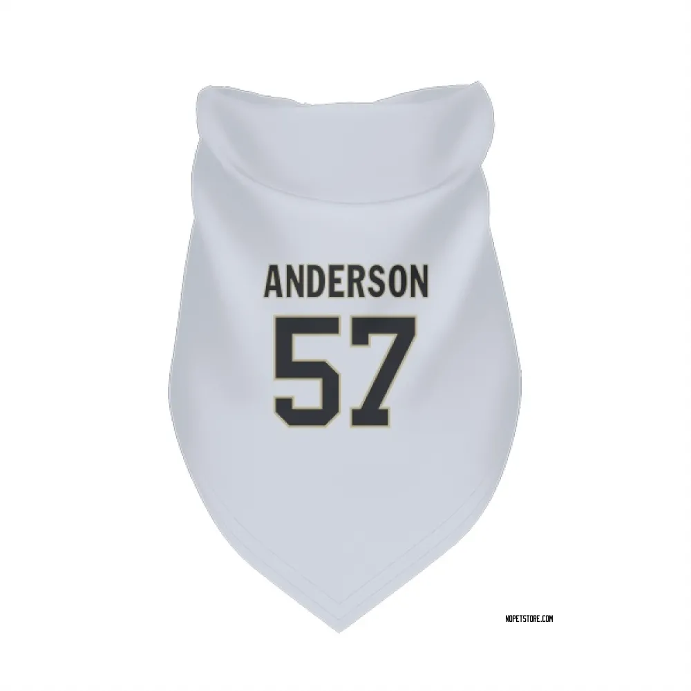 New Orleans Saints Ryder Anderson White Pet Bandana for Dog & Cat