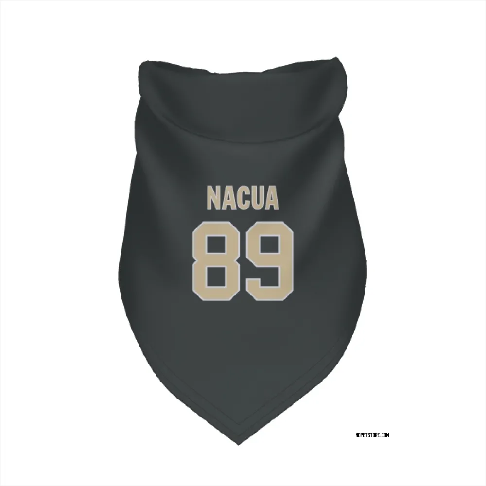 New Orleans Saints Samson Nacua Black Pet Bandana for Dog & Cat