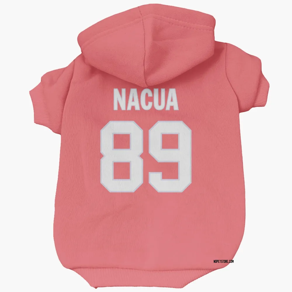 New Orleans Saints Samson Nacua Pink Pet Hoodie for Dog & Cat