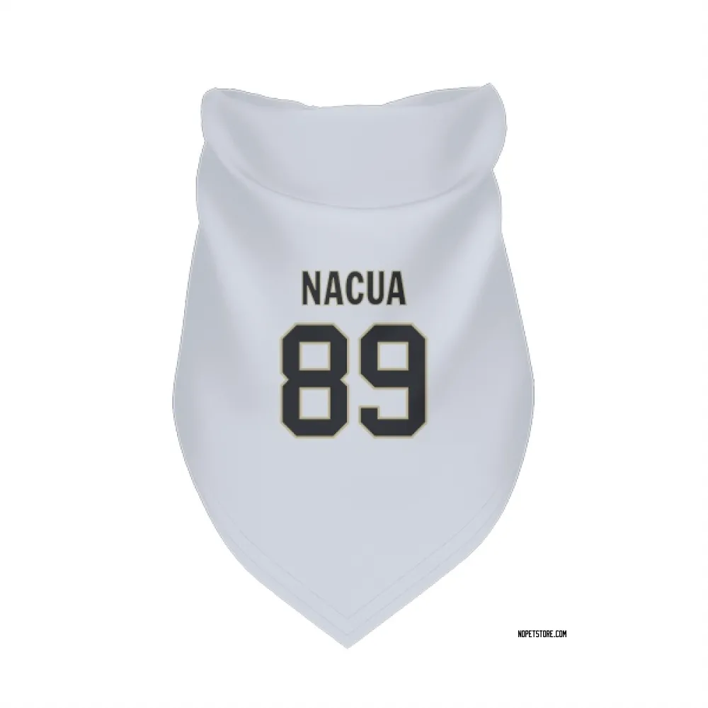 New Orleans Saints Samson Nacua White Pet Bandana for Dog & Cat