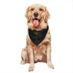 New Orleans Saints TJ Hall Black Service Pet Bandana for Dog & Cat