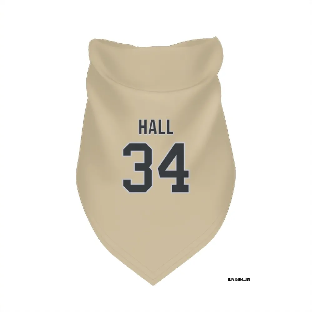 New Orleans Saints TJ Hall Gold Pet Bandana for Dog & Cat