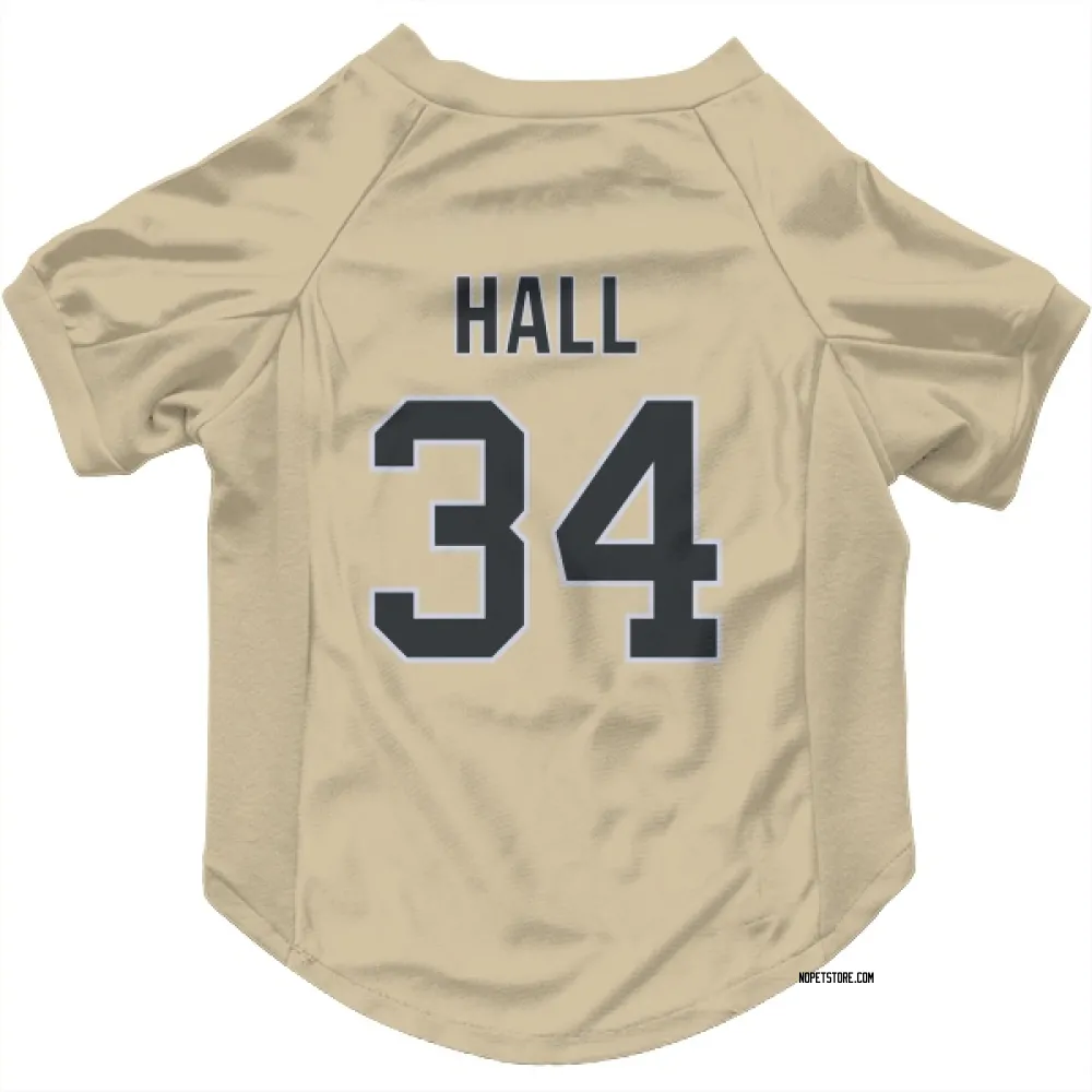 New Orleans Saints TJ Hall Gold Pet Jersey for Dog & Cat