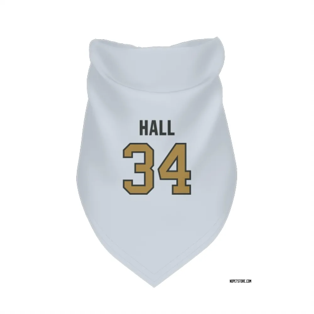 New Orleans Saints TJ Hall White Gold Pet Bandana for Dog & Cat