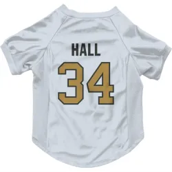 New Orleans Saints TJ Hall White Gold Pet Jersey for Dog & Cat