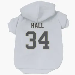 New Orleans Saints TJ Hall White Pet Hoodie for Dog & Cat