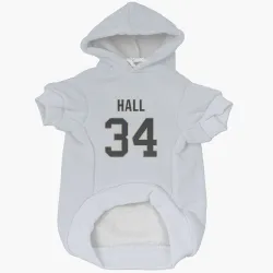 New Orleans Saints TJ Hall White Pet Hoodie for Dog & Cat