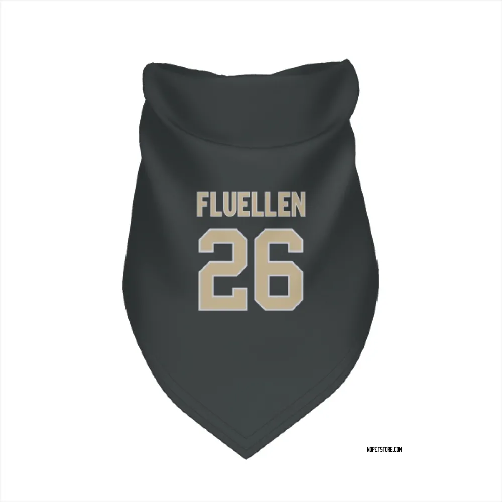 New Orleans Saints Travion Fluellen Black Pet Bandana for Dog & Cat